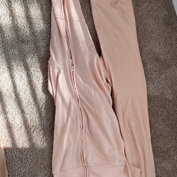 Skims logo Pointelle hoodie and leggings sold out color  quartz 💕💕 - Picture 2 of 5